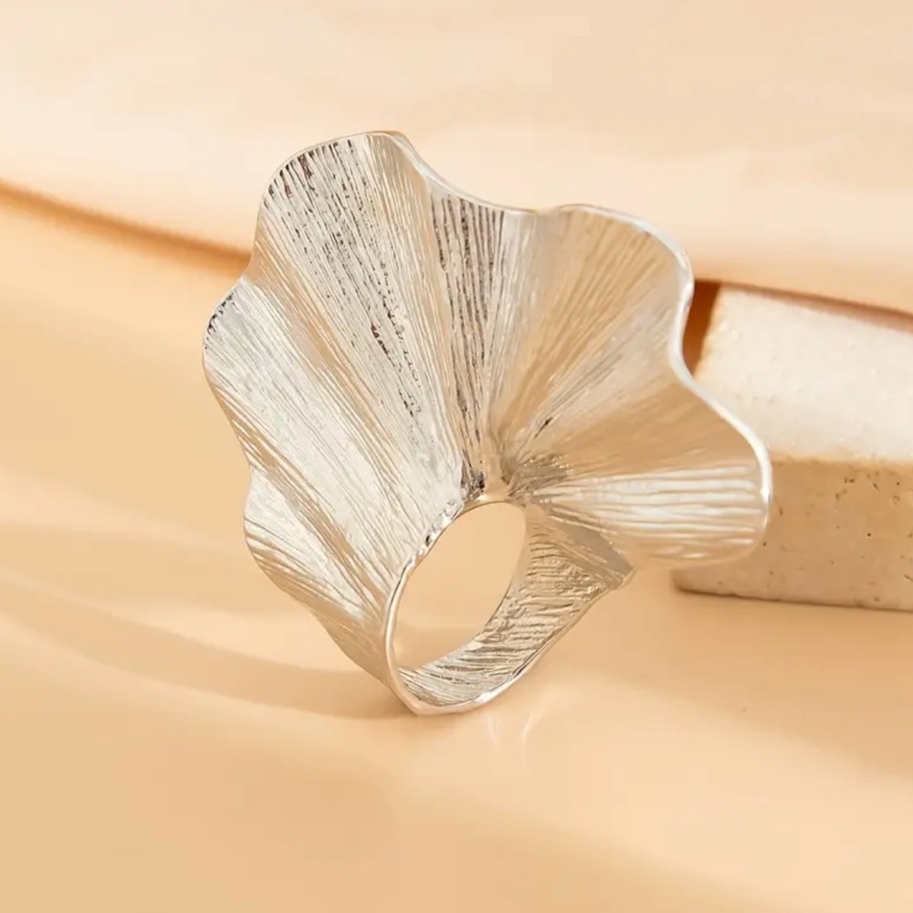 Silver Statement Ring - image 2